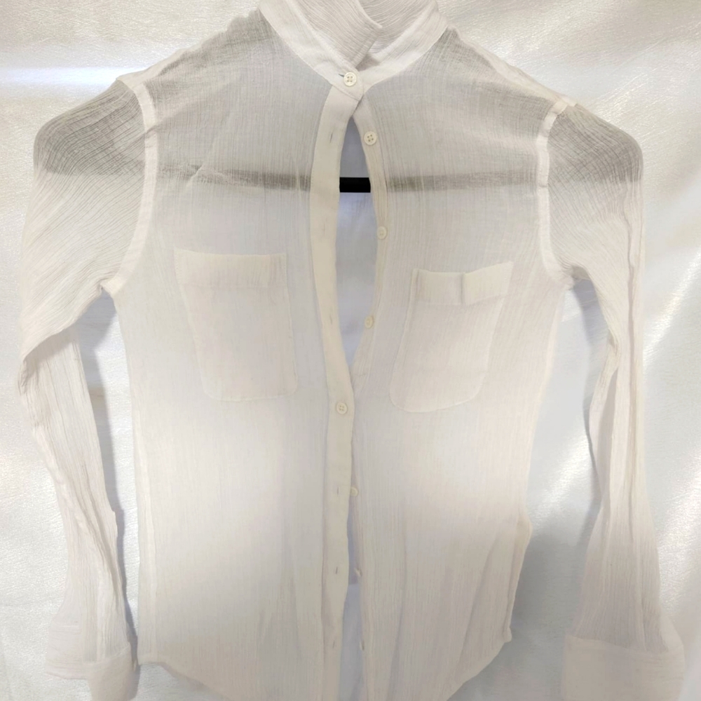Club Monico XS white button down shirt